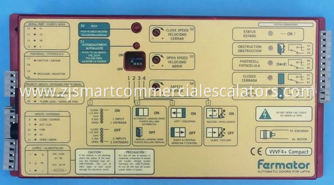 Fermator Door Drive VVVF4+ VVVF5 for Schindler 3000 Elevators